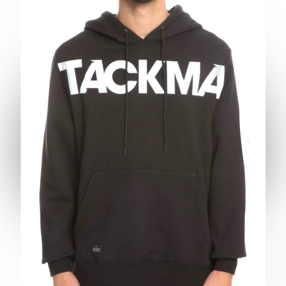 Tackma | Black The Neckhit Pullover Hoodie Size Small - Picture 6 of 6